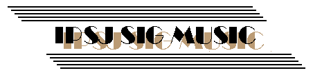 SIGMUS title (Modified by Kazushi Nishimoto based on Masataka Goto's Japanese Logo)